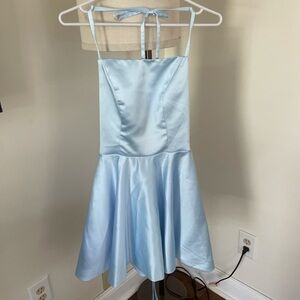 Amazon Light Blue Mini Dress